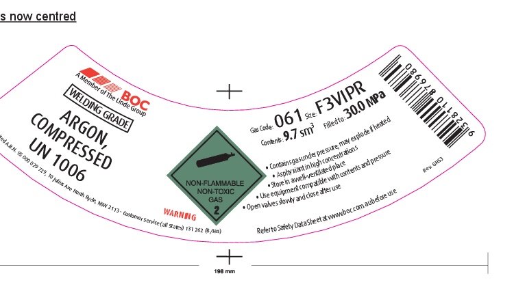 061F3VIPR BOC ARGON WELDING F3 VIPR SIZE