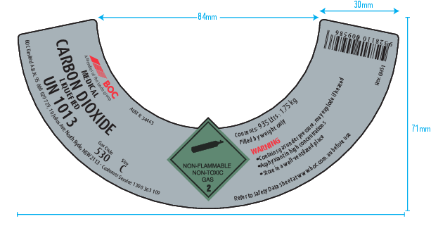 530C BOC CO2 MEDICAL C SIZE