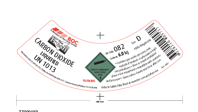 082D BOC CO2 FOOD FRESH D SIZE (6KG NET)