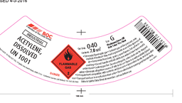 [040G] 040G BOC DISSOLVED ACETYLENE G SIZE