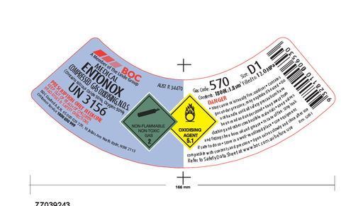 [570D] 570D BOC ENTONOX D SIZE