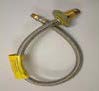 [CE-GH6-450HSSF] FLEXIBLE PIGTAIL POL HANDWHEEL X 1/4ʺ INV.FLARE 450MM LONG