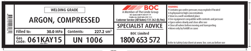 [061KAY15] 061KAY15 BOC ARGON WELDING KAY15 SIZE