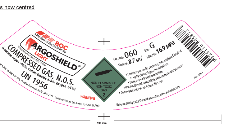 060G BOC ARGOSHIELD LIGHT G SIZE | Black Cat Gas