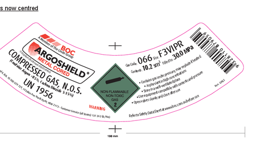[066F3VIPR] 066F3VIPR BOC ARGOSHIELD METAL CORED F3 VIPR SIZE